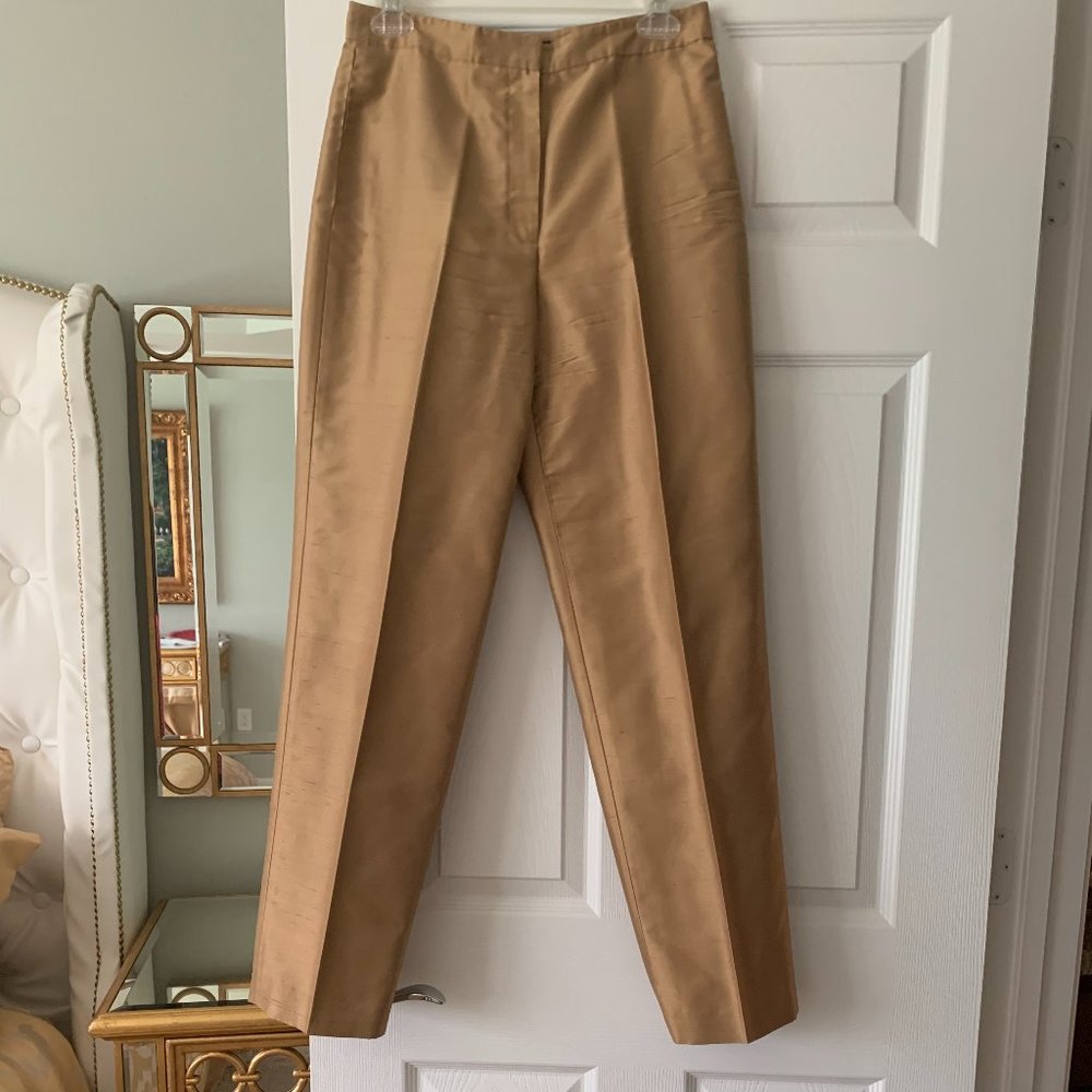 2-PIECE SILK PANT SUIT - Picture 3 of 11